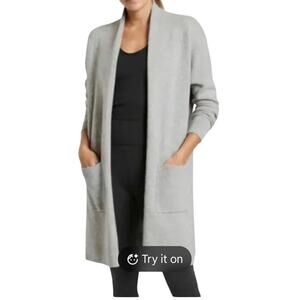 Athleta Alpine Spirit Wool & Cashmere Wrap Cardigan Size Medium